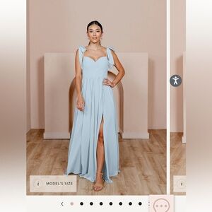 Revelry Light Blue Wedding Dress